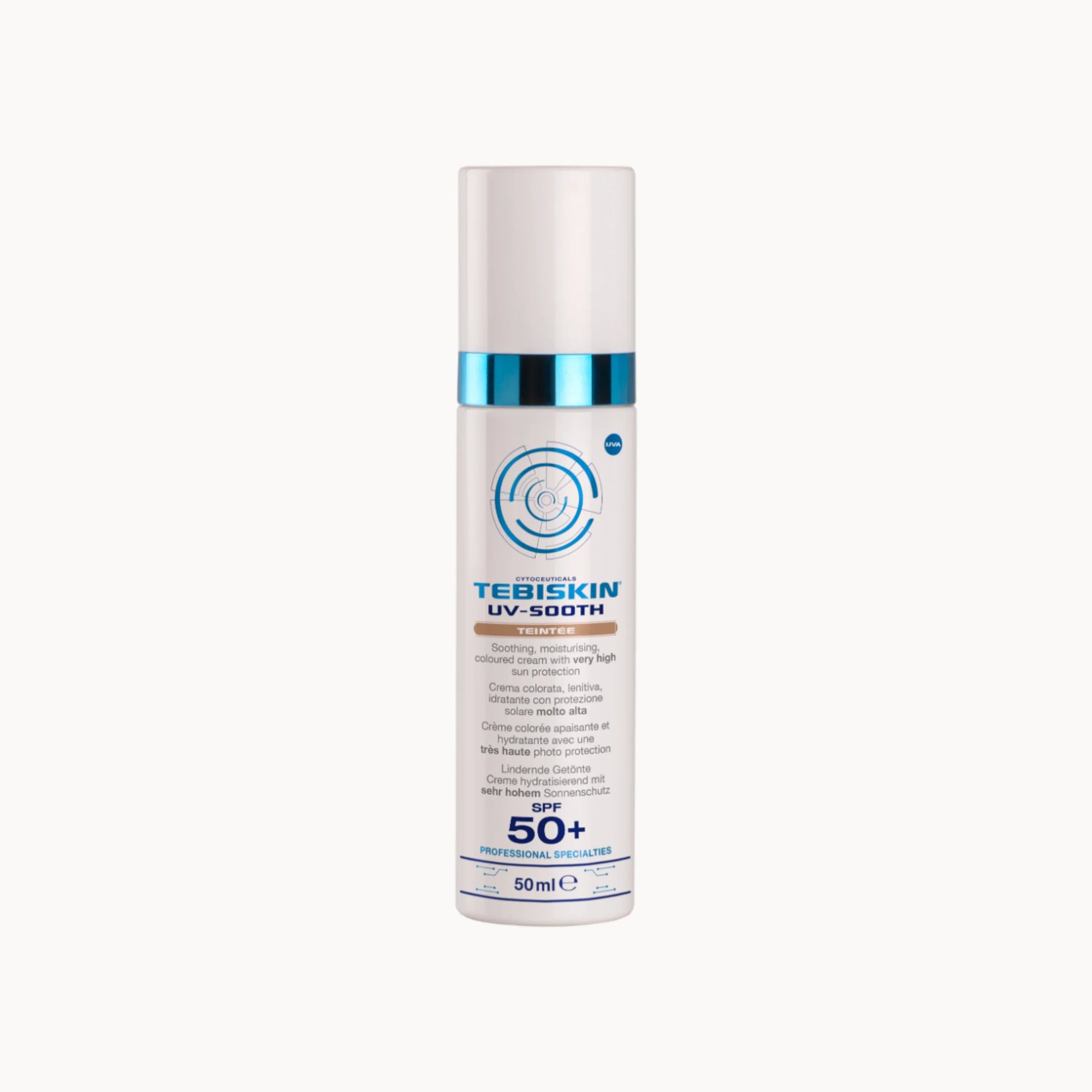 TEBISKIN - UV-SOOTH SPF 50 50ML TEINTÈE - dehuidspecialistshop
